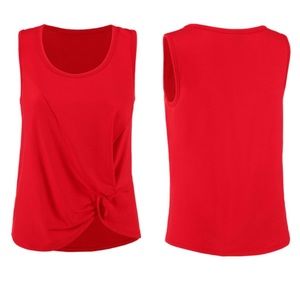 Cabi Knotty Tank Vermillion